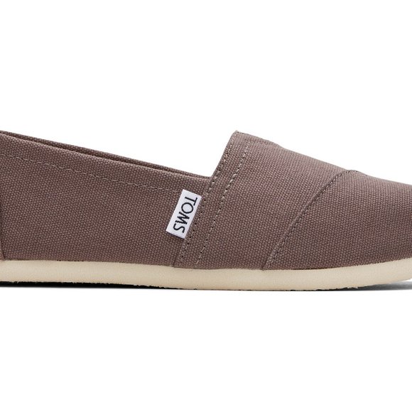 Tom's Classics Canvas Ash Flats Size US 11 M - Picture 2 of 4